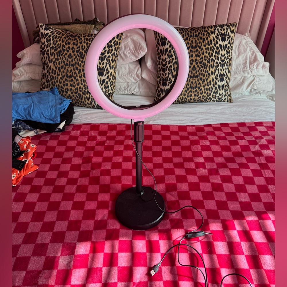 Table top ring light usb plug in